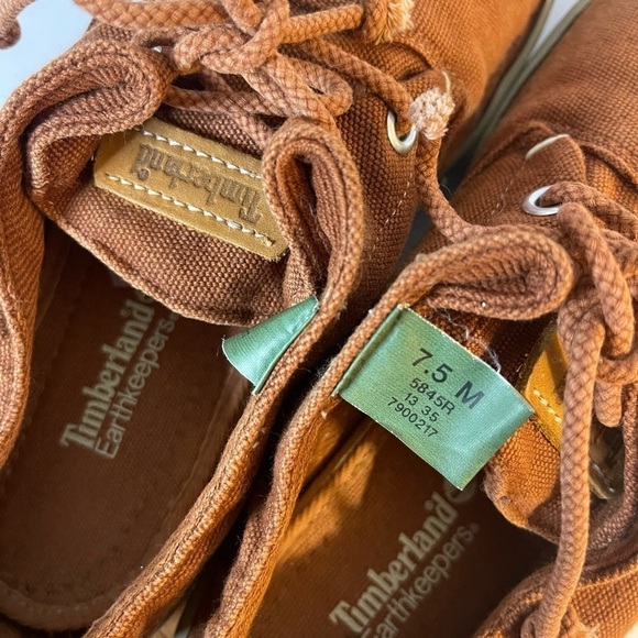 NWOT Timberland Orange Earthkeepers Shoes - Picture 2 of 9